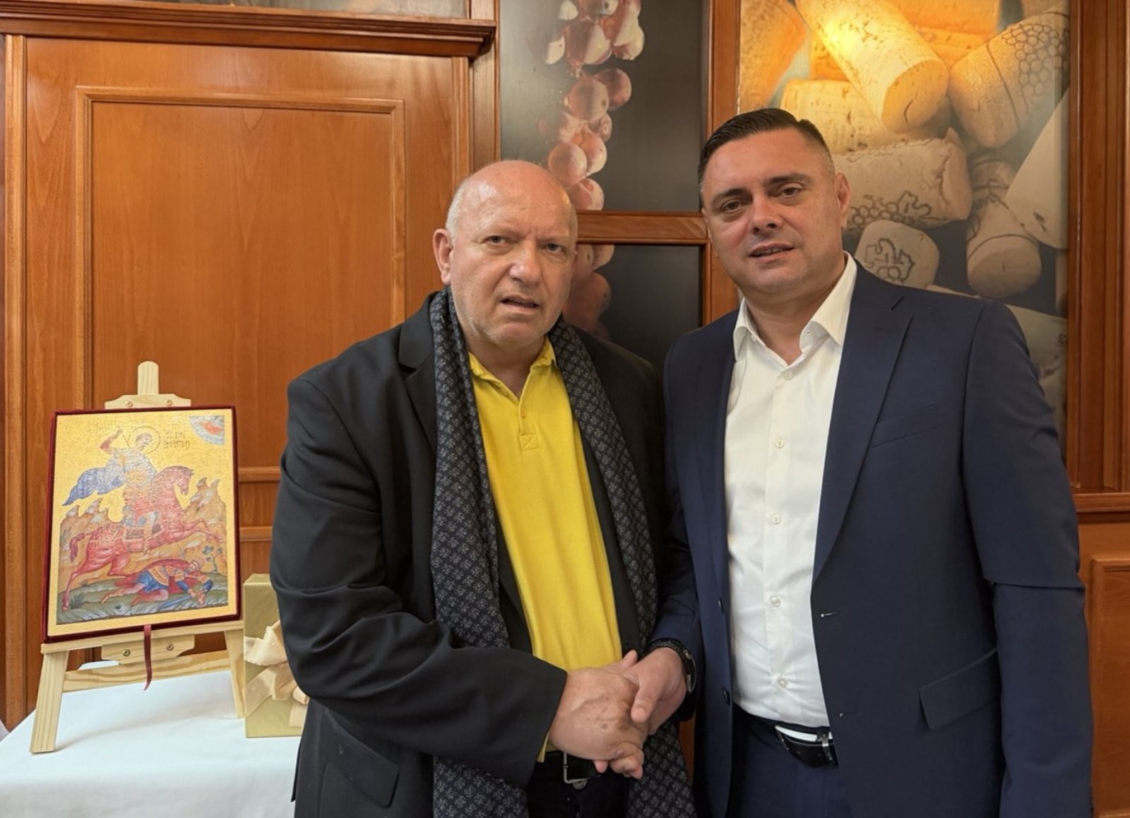 АЗЕСКИ СЕ СРЕТНА СО ЈАНЧЕВ: Ја продолжуваат соработката во интерес на бизнис заедницата