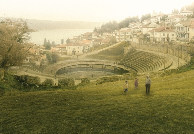 Првонаграден конкурсен труд за античкиот театар во Охрид – OVERTURE