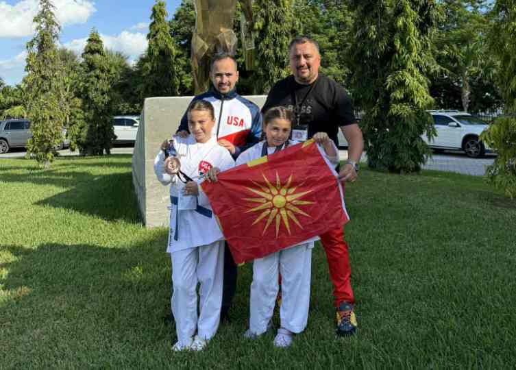 Историски успех за Македонија во САД: Први панамерикански медали во шито рју за Милошевски маршал артс