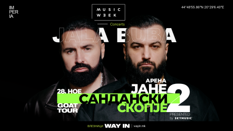 JALA BRAT & BUBA CORELLI во Скопје со ДВОЈНО ШОУ кое ќе влезе во историјата