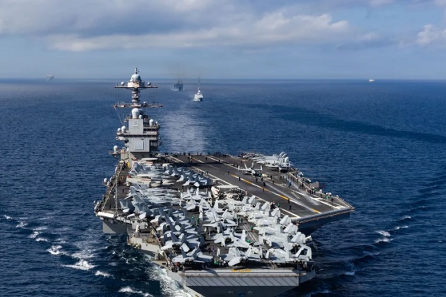 Американски носач на авиони преместен во Латинска Америка