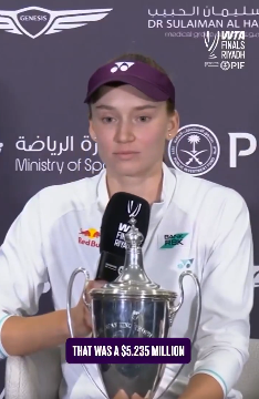 Ликот на тенисерка која штотуку дозна дека заработила 5,3 милиони долари!