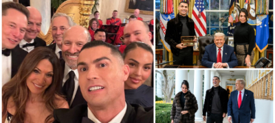 Кристијано Роналдо и Џорџина на посета во Белата куќа – се фали со свршеничкиот прстен, вечера со најмоќните луѓе во светот