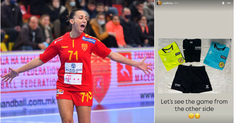 Јована Саздовска останува во ракометот, но – ќе биде судијка!