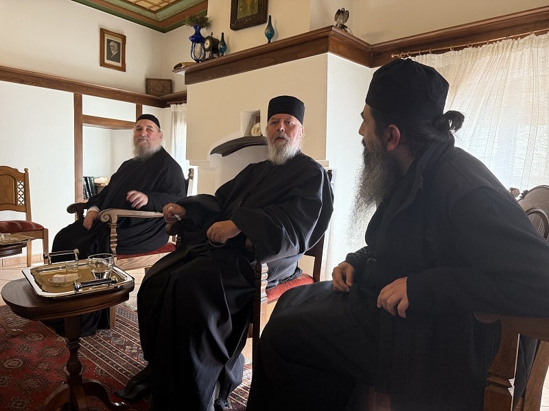 Владиката Наум и владиката Кирил од Вселенската патријаршија служеа на Света Гора