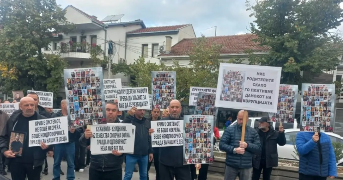 „Марш за ангелите“ во Скопје во спомен на жртвите од пожарот во Кочани