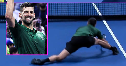 ВИДЕО: Супер Новак и на 38 години им пркоси на законите на физиката!