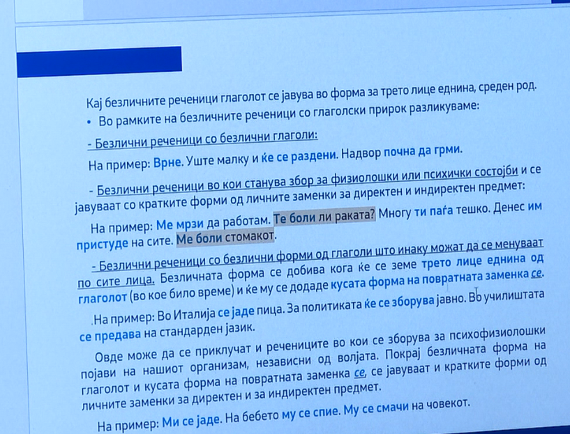 (ВИДЕО) Седмооделенците учат македонски од учебник за чиј квалитет спорат универзитетски професор, институциите и авторката