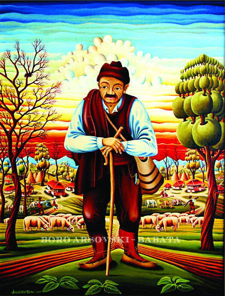 Ретроспективна изложба на слики „55 години ликовно творештво” на Боро Арсовски-Бабата