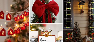 16 новогодишни декорации од TEMU до 500 денари – ќе ви внесат магија во домот