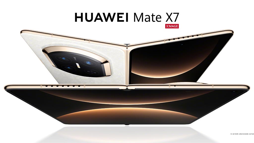 Huawei го откри дизајнот на Mate X7, новиот преклопен телефон пристигнува следната недела