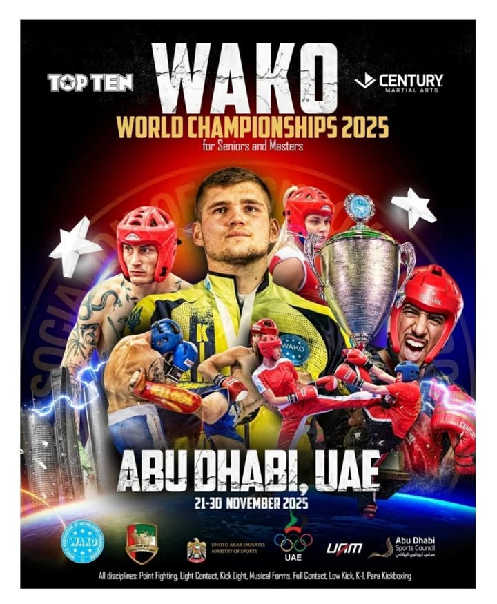 Светски мегдан за македонската кик бокс сениорска репрезентација во Абу Даби