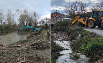 Се проширува коритото од реката Сушица и се чистат каналите