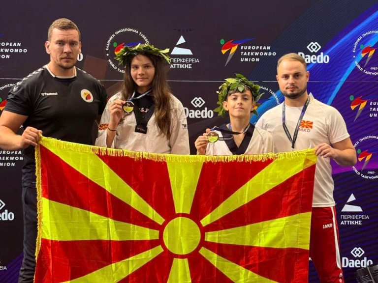 Бојана Велковска го освои вториот медал за Македонија на Европското таеквондо првенство за пионери во Атина