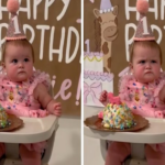 Видео: Урнебесна реакција на едно девојче кога нејзината мајка ќе ѝ запее роденденска песна