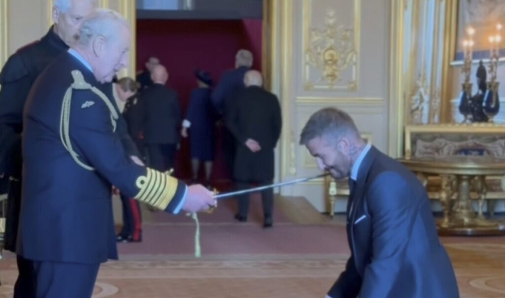 Дејвид Бекам стана витез