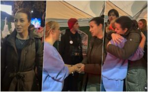 (ВИДЕО) Европратеничката Ирена Јовева со поддршка за Дијана Хрка во Белград