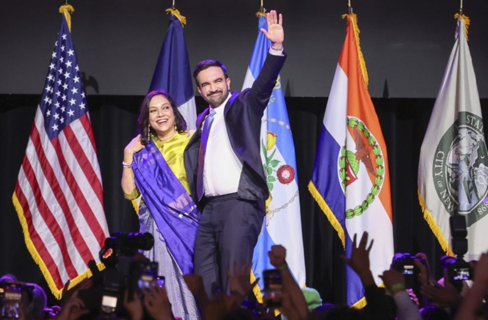 (Видео) Зохран Мамдани, новиот градоначалник на Њујорк, прослави со боливудски хит