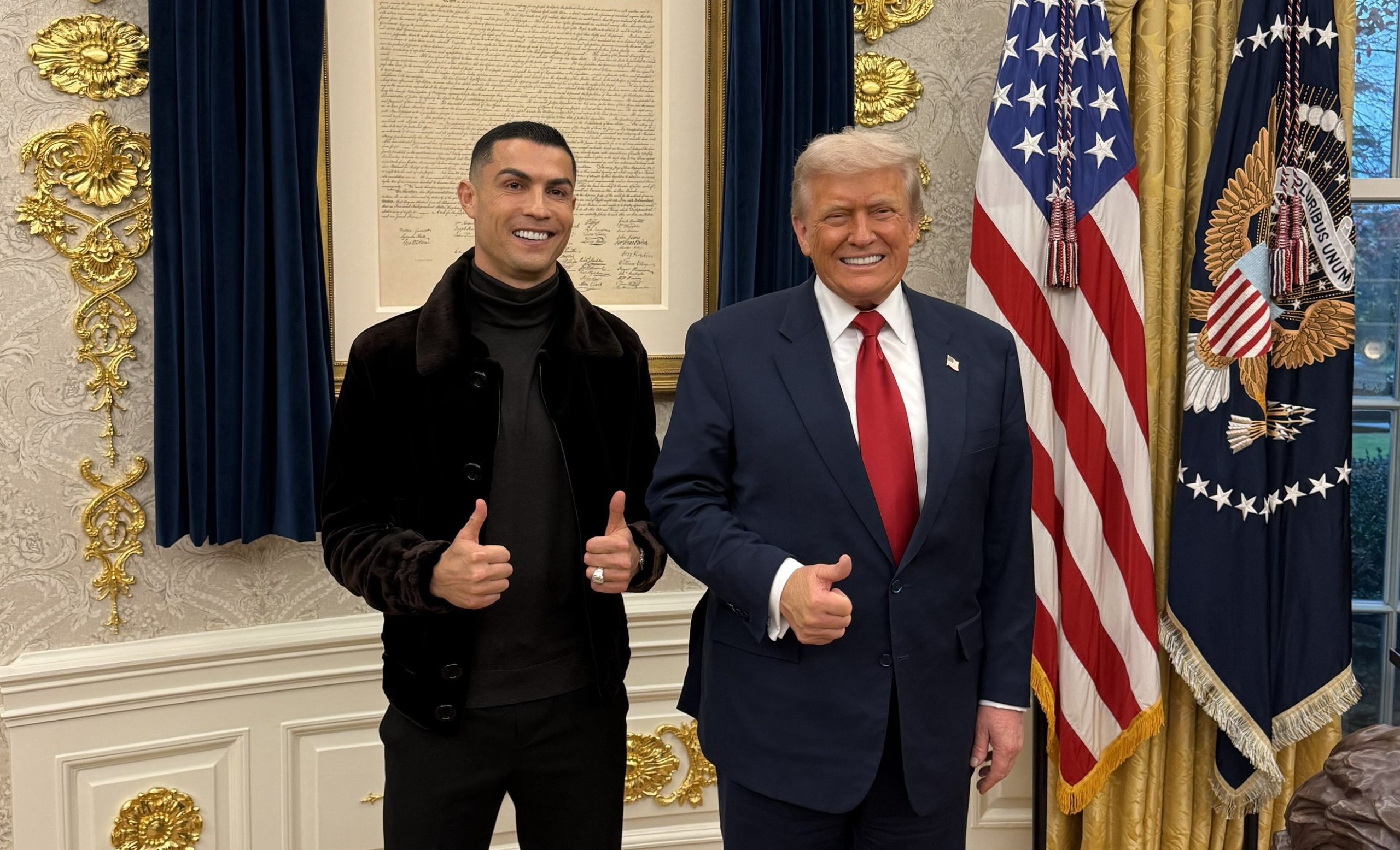 Кристијано Роналдо не е шега, беше специјален гостин во – Белата куќа!