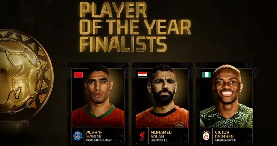 Салах, Осимен и Хакими ќе се борат за наградата најдобар играч во Африка