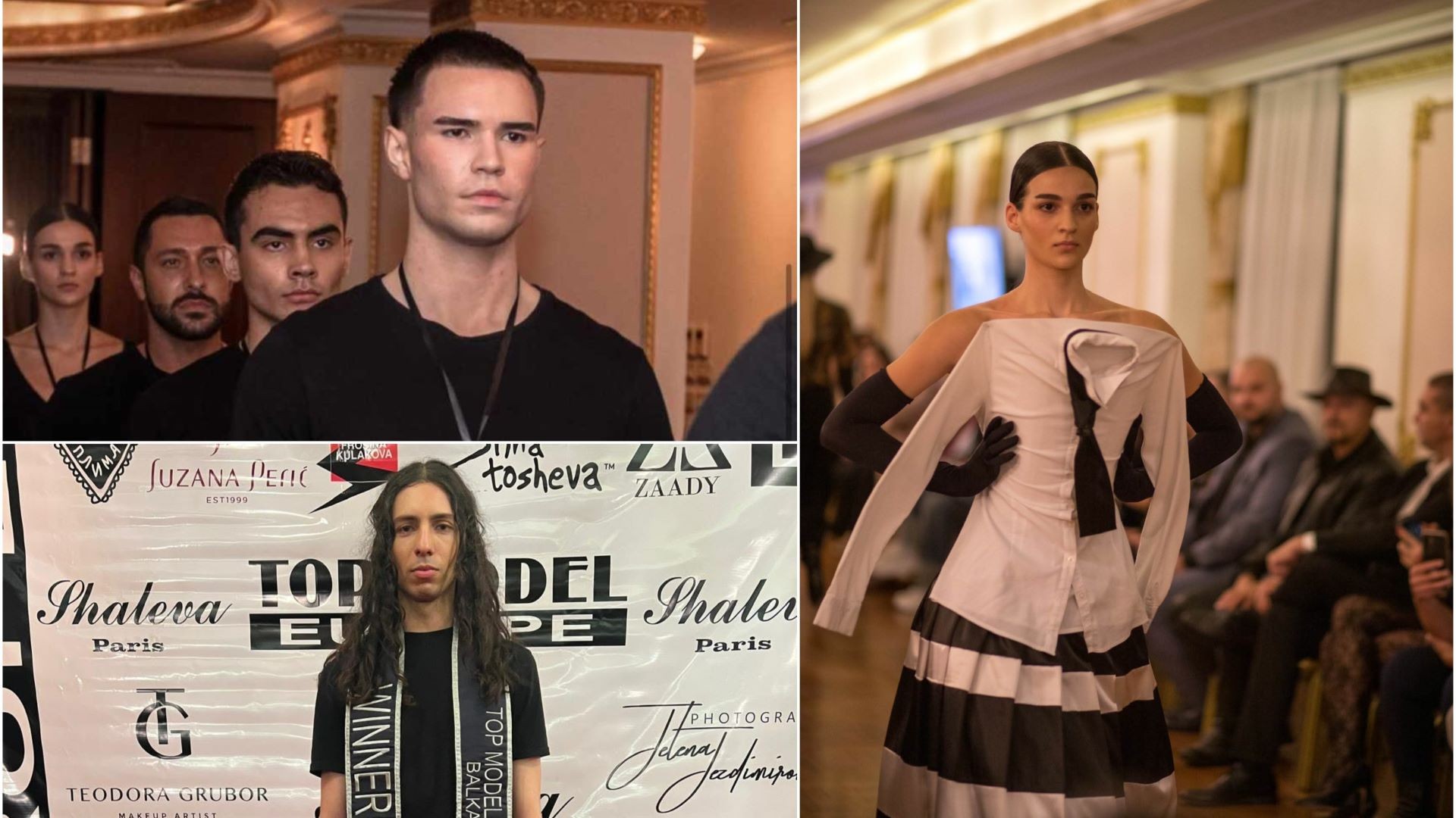 Македонски триумф во Белград: Тројца модели од Македонија блеснаа на финалето на Top Model Europe Balkans!