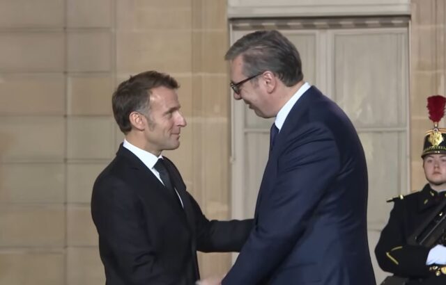 Француски „Алстом“ ќе гради метро во Белград, изјави Вучиќ по средбата со Макрон