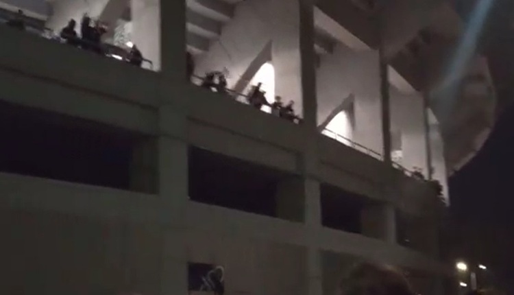 Хаос на Градски: Полските хулигани со тврди предмети фрлаа кон фановите на Шкендија (ВИДЕО)