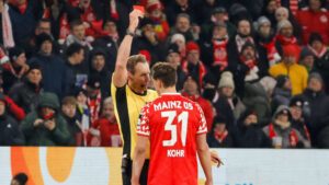 Мајнц има рекордер во Бундеслигата со 9 црвени картони