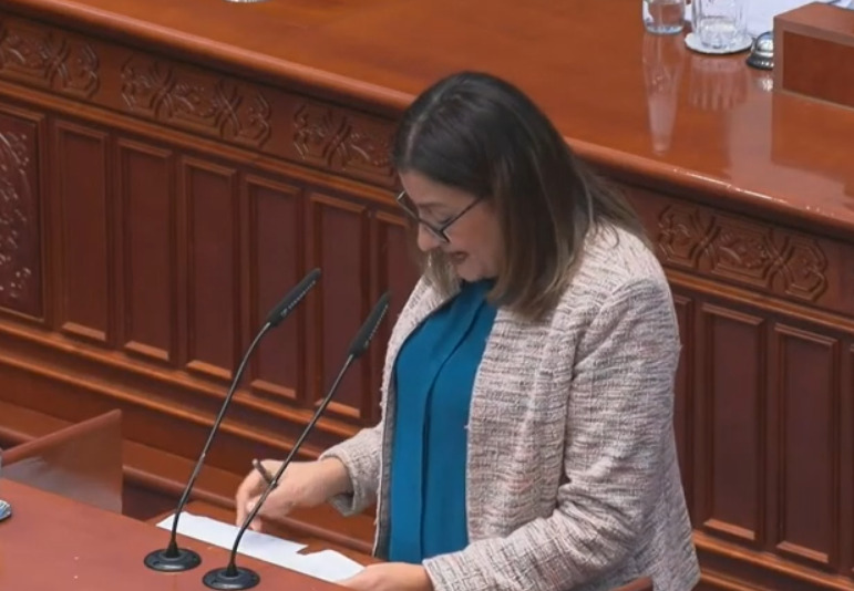 (Видео) Тренчевска: Власта ги остави граѓаните сами, упорно бега од покачување на минималната плата на 500 евра