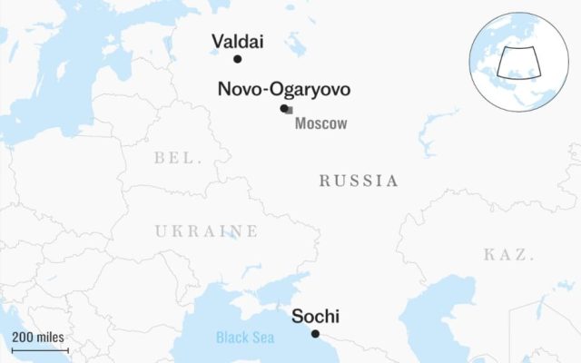 Како се крие Путин – ситните детали ги откриваат сите канцеларии на Путин