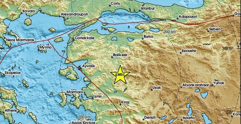 Силен земјотрес во западниот дел на Турција