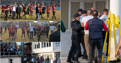 Се огласи ФК Победа: Гостите фрлија со шише кон трибината и го предизвикаа инцидентот!