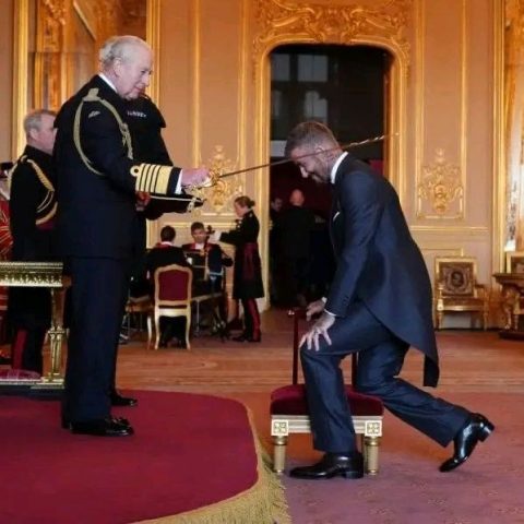 Фудбалската легенда Дејвид Бекам прогласен за витез