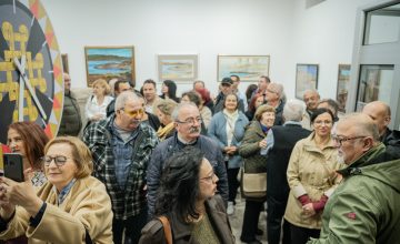 Фото: Отворена ретката и значајна уметничка изложба „Охрид преку делата на Славко и Никола Упевче“