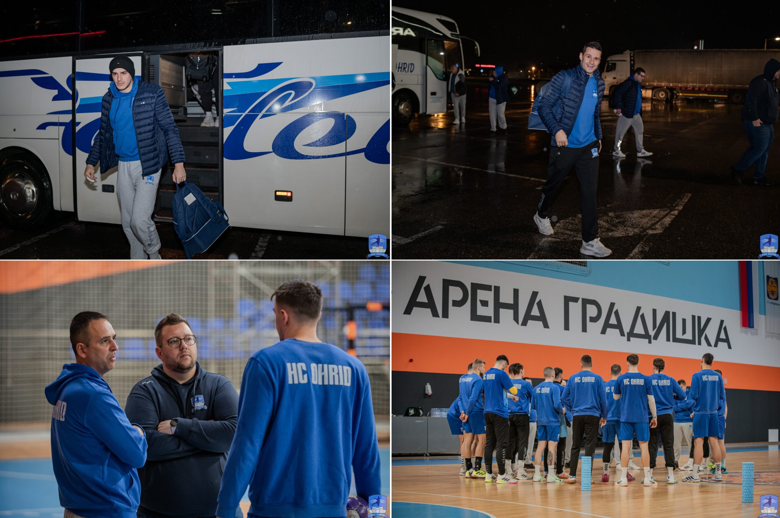 Охриѓани пристигнаа во Градишка и тренираа пред реваншот со Слога Добој