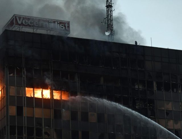 Изгоре зградата на легендарниот загрепски „Вјесник“