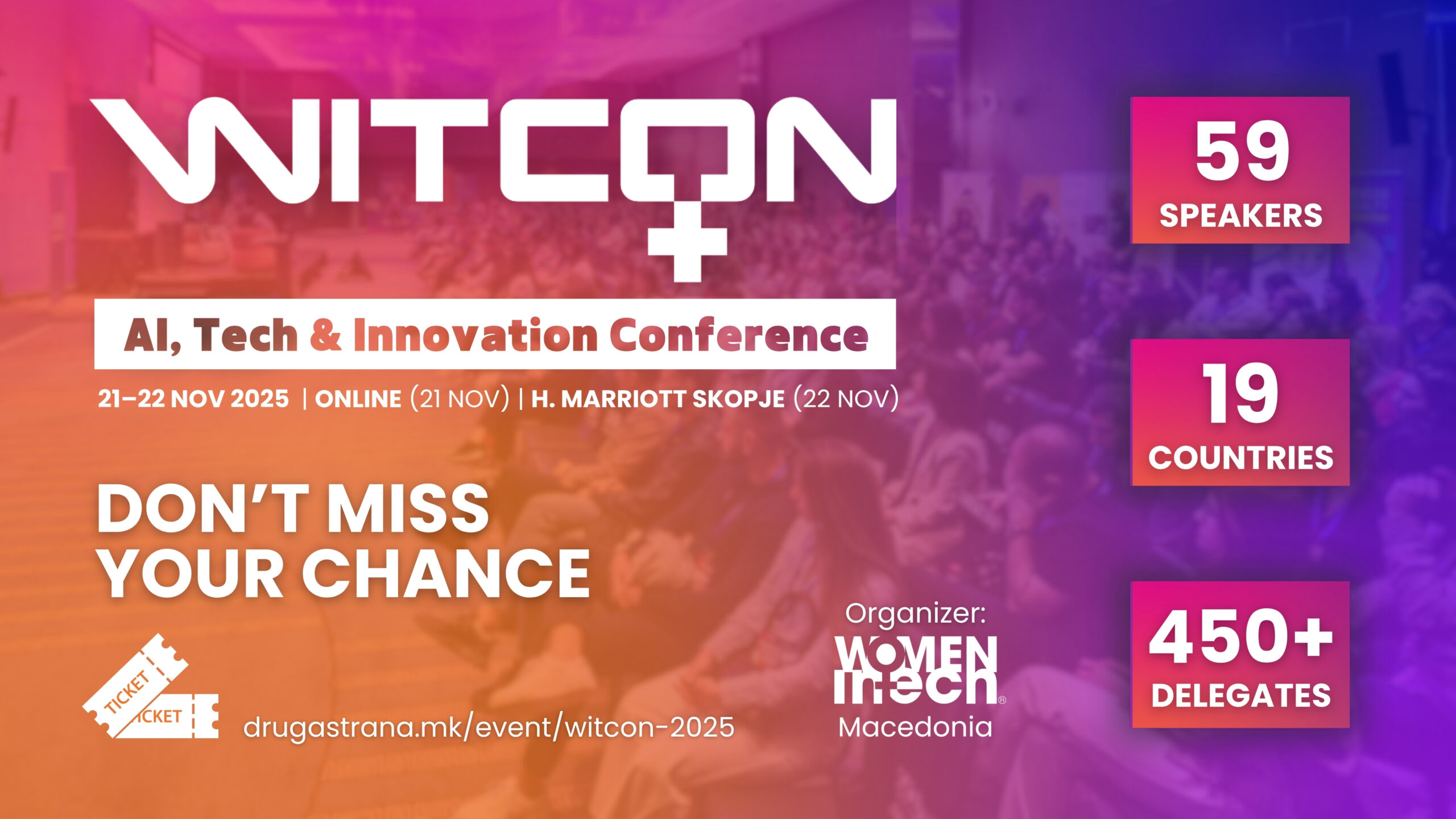 WITCON 2025: Конференција на којашто идеите се претвораат во влијание и нови можности