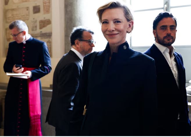 Папата Лав домаќин на холивудски ѕвезди во Ватикан