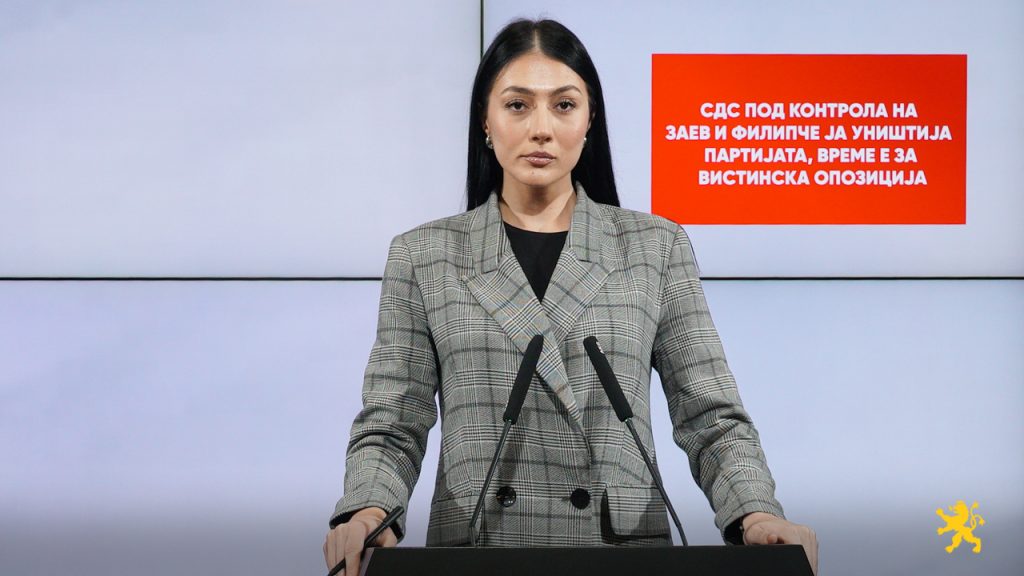(Видео) Андоновска: СДС под контрола на Заев и Филипче ја уништија партијата, време е за вистинска опозиција