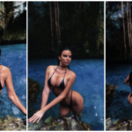 Разголена празнична честитка: Ивана Кнол го честиташе католичкиот Божиќ во костим за капење