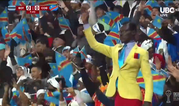 Навивач на Конго хит на Африканското првенство – еве зошто целиот натпревар стои како статуа (ВИДЕО)