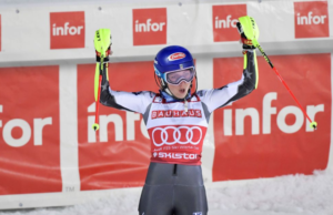 Микаела Шифрин до победа на слаломот во Земеринг