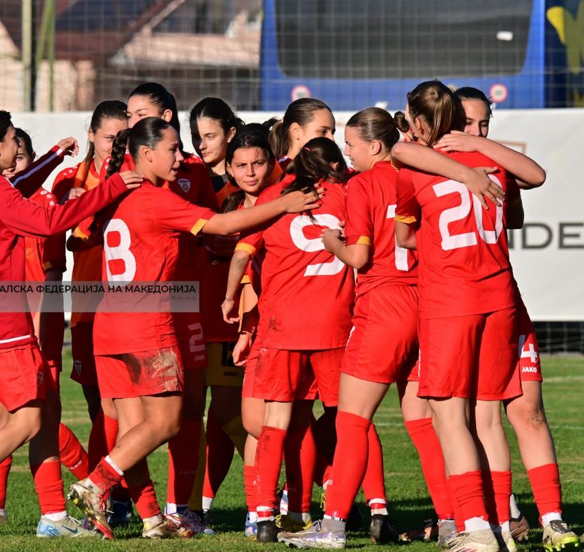 Македонија до 19 години го освои првото место во квалификациската група и обезбеди пласман во Лига А