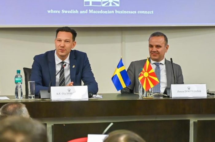 ДИМИТРОВСКИ: Нов импулс за економска соработка со Шведска