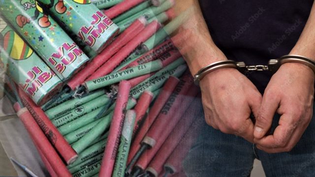 Запленети петарди од маж од Тетовско