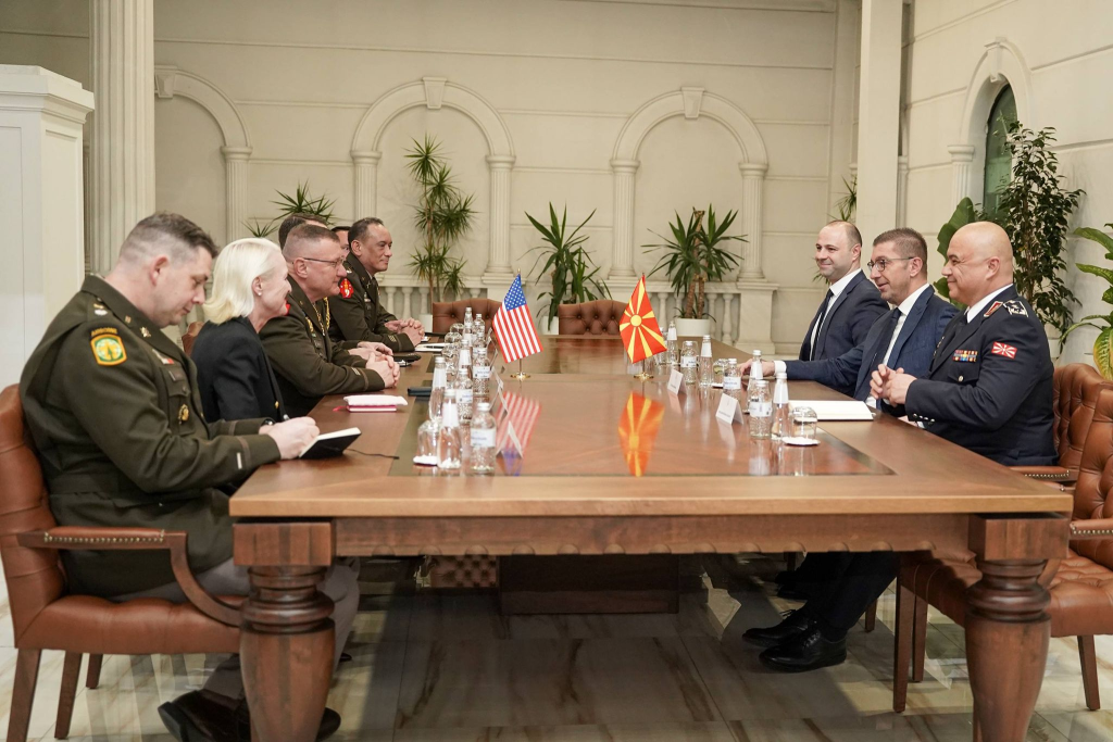 Мицкоски на средба со командантот на Националната гарда на сојузната држава Вермонт