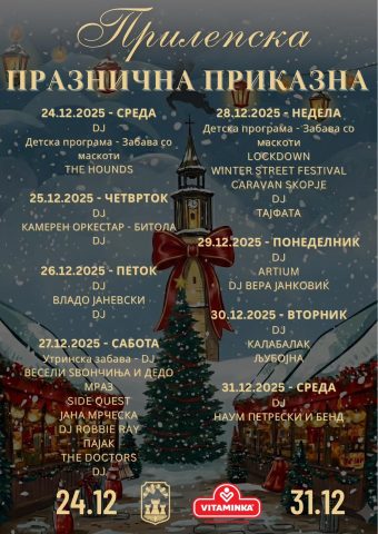 Организиран дочек на Новата година ќе има само во Скопје, Охрид и Прилеп