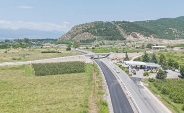 Пуштена во редовен сообраќај клучката на автопатската делница Охрид-Кичево кај селото Подмоље