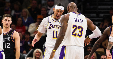 ВИДЕО: Леброн сакаше да се тепа, Лејкерси славеа по драмата во Феникс