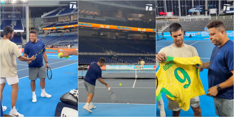 Симпатична дружба Алкараз – Роналдо